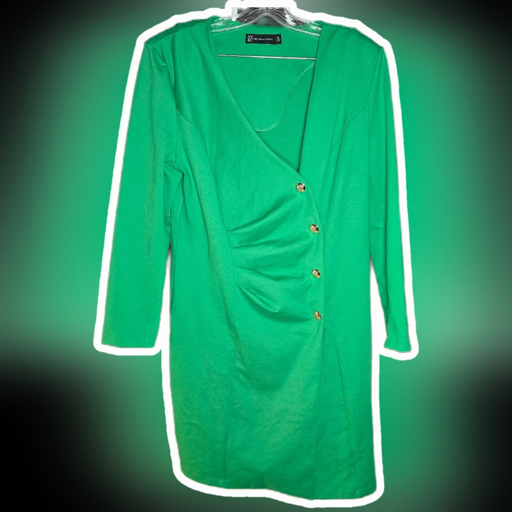 New York & Company Formal Dress-Womens XL-Green-NY&CO-office,work,evening,church